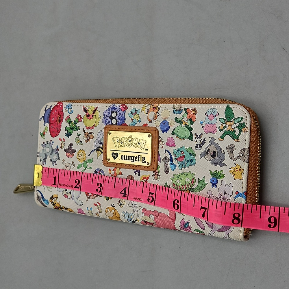 Loungefly Pokemon 151 Zip Wallet Rare ! Loungefly Rare Pokemon Wallet Flawed - Picture 11 of 11